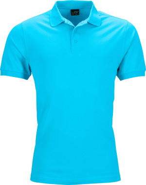 James & Nicholson - Herren Stretch Piqué Polo (turquoise)