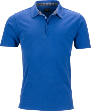 James & Nicholson - Men's Piqué Polo (royal/navy white)