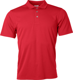 James & Nicholson - Herren Funktions Polo (red)