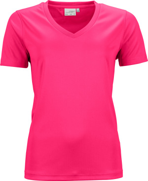 James & Nicholson - Ladies' Active-V (pink)