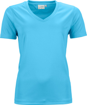 James & Nicholson - Ladies' Active-V (turquoise)