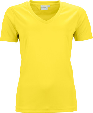 James & Nicholson - Ladies' Active-V (yellow)