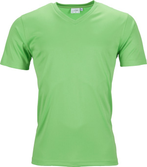 James & Nicholson - Men's Active-V (lime green)