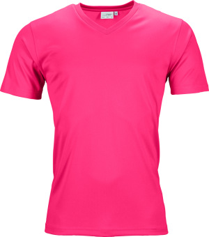 James & Nicholson - Men's Active-V (pink)