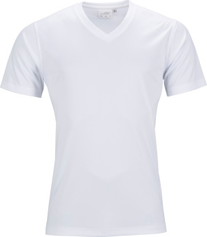 James & Nicholson - Men's Active-V (white)