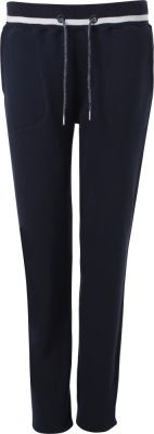 James & Nicholson - Damen Jogginghose (navy/white)