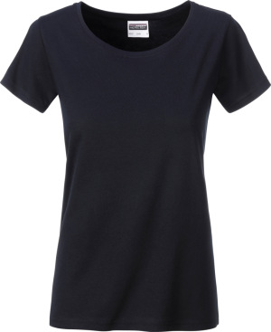 James & Nicholson - Damen Bio T-Shirt (black)