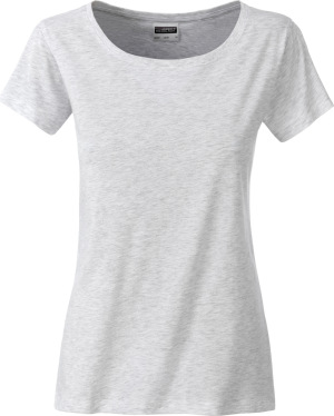 James & Nicholson - Damen Bio T-Shirt (ash)