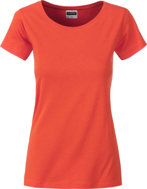 James & Nicholson - Ladies' Basic T-Shirt Organic (coral)