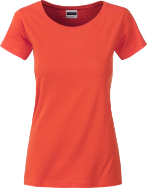 James & Nicholson - Damen Bio T-Shirt (coral)