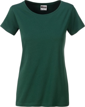 James & Nicholson - Ladies' Basic T-Shirt Organic (dark green)
