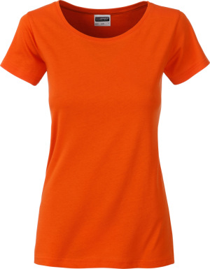 James & Nicholson - Ladies' Basic T-Shirt Organic (dark orange)