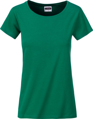James & Nicholson - Ladies' Basic T-Shirt Organic (irish green)