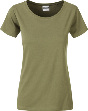 James & Nicholson - Damen Bio T-Shirt (khaki)