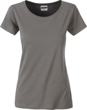 James & Nicholson - Damen Bio T-Shirt (mid grey)