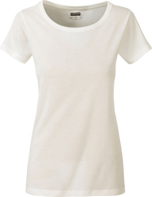 James & Nicholson - Damen Bio T-Shirt (natural)