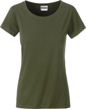 James & Nicholson - Damen Bio T-Shirt (olive)