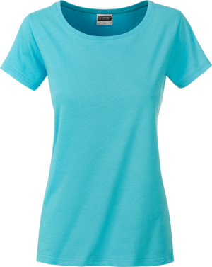 James & Nicholson - Ladies' Basic T-Shirt Organic (pacific)