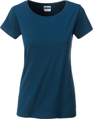 James & Nicholson - Ladies' Basic T-Shirt Organic (petrol)