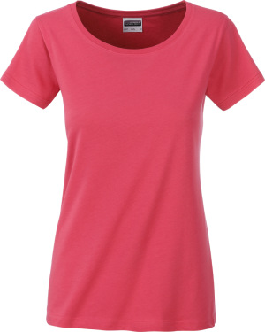 James & Nicholson - Damen Bio T-Shirt (raspberry)