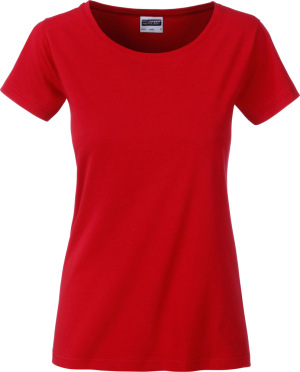 James & Nicholson - Damen Bio T-Shirt (red)