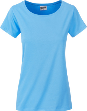 James & Nicholson - Ladies' Basic T-Shirt Organic (sky blue)