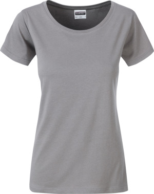 James & Nicholson - Damen Bio T-Shirt (steel grey)