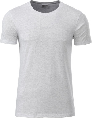 James & Nicholson - Men's Organic T-Shirt (ash)