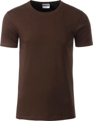 James & Nicholson - Men's Organic T-Shirt (brown)