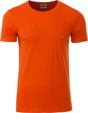 James & Nicholson - Men's Organic T-Shirt (dark orange)