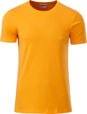 James & Nicholson - Men's Organic T-Shirt (gold yellow)