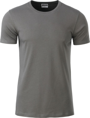James & Nicholson - Men's Organic T-Shirt (mid grey)