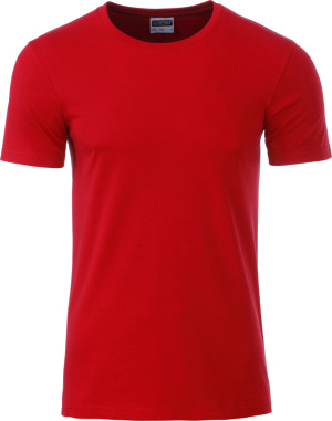 James & Nicholson - Men's Organic T-Shirt (red)