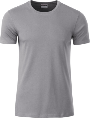 James & Nicholson - Herren Bio T-Shirt (steel grey)