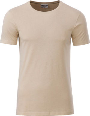 James & Nicholson - Men's Organic T-Shirt (stone)