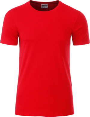 James & Nicholson - Herren Bio T-Shirt (tomato)
