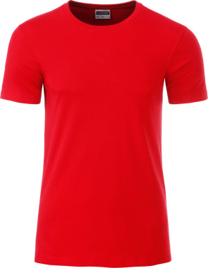 James & Nicholson - Men's Organic T-Shirt (tomato)