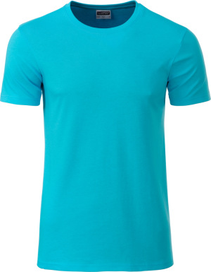 James & Nicholson - Men's Organic T-Shirt (turquoise)