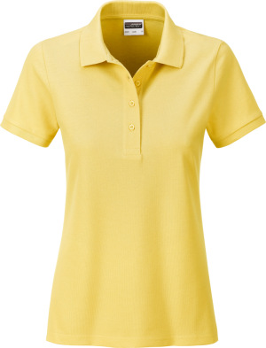 James & Nicholson - Ladies' Organic Polo (light yellow)