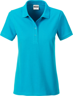 James & Nicholson - Damen Bio Polo (turquoise)