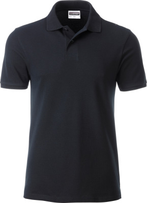 James & Nicholson - Herren Bio Polo (black)