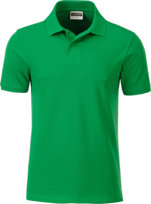 James & Nicholson - Men's Organic Polo (fern green)