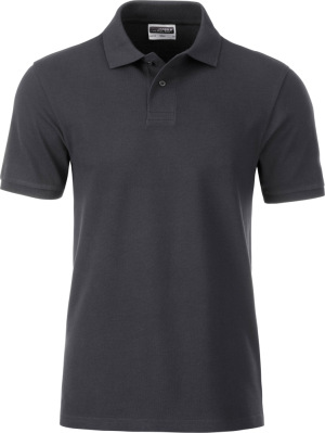 James & Nicholson - Men's Organic Polo (graphite)