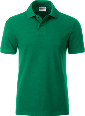 James & Nicholson - Men's Organic Polo (irish green)