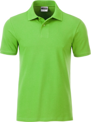 James & Nicholson - Herren Bio Polo (lime green)