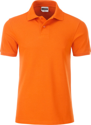 James & Nicholson - Men's Organic Polo (orange)