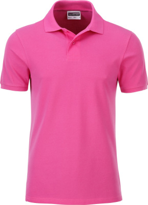 James & Nicholson - Herren Bio Polo (pink)