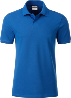 James & Nicholson - Men's Organic Polo (royal)