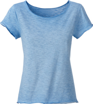 James & Nicholson - Damen Vintage T-Shirt (horizon blue)