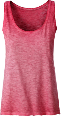 James & Nicholson - Ladies' Vintage Tank Top (chili)